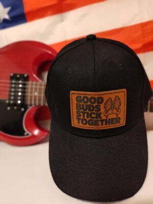 Good Buds Stick Together Hat | Funny Weed Hat with Leather Patch | Stoner Gift for Real Ones