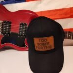 Too Sober for This Hat | Funny Adulting Leather Patch Cap for Sarcastic Drinkers & Tired Legends | Hat Graver