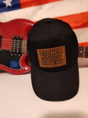 Stoner Advisory Extreme High Hat | Funny Weed Warning Cap for Hardcore Smokers | Hat Graver