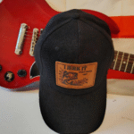 I Jerk It Every Chance I Get Hat – Funny Fishing Leather Patch Baseball Cap