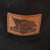 Brave and Bold Veteran Hat – Custom Leather Patch Baseball Cap with American Flag