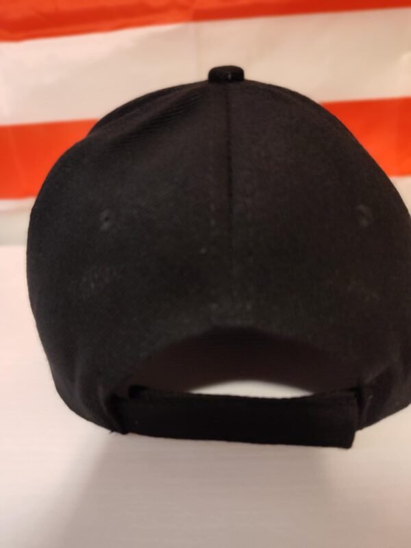 Always Ready Skull Hat Leather Patch Baseball Cap with Crossed Knives