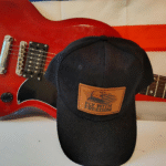 Fly With Freedom Hat – Patriotic Eagle Leather Patch Baseball Cap for Veterans & Proud Americans